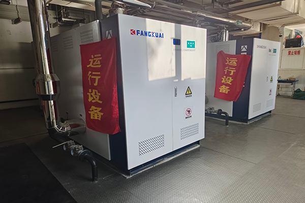 宁夏某小区使用方块锅炉两台两吨电加热锅炉