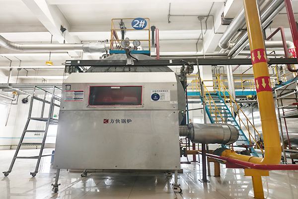 滦州某饮品公司使用方快锅炉两台WNS10-1.6-YQ-FL锅炉