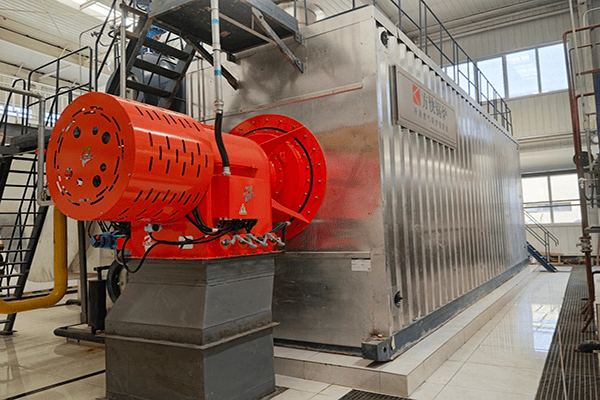 天津某热力公司使用方快锅炉5台40吨一台20吨燃气热水锅炉案例