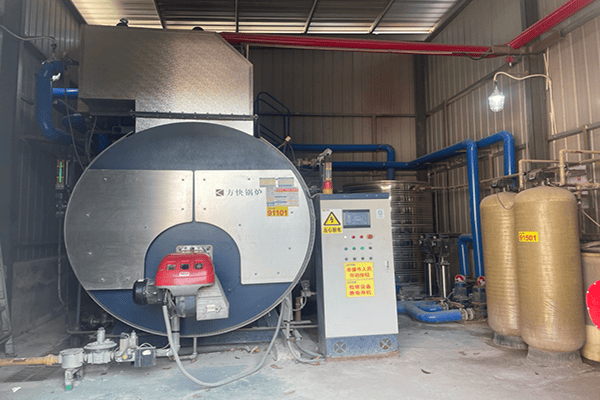 黄冈某动物营养公司使用方快锅炉一台3吨燃气蒸汽锅炉