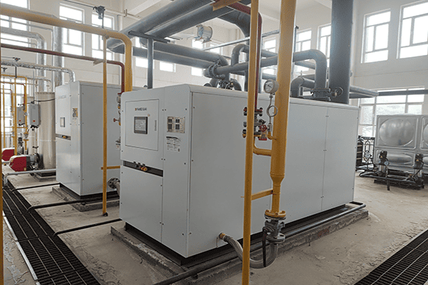 甘肃某职业学院使用方快锅炉一台2吨一台3吨燃气热水锅炉