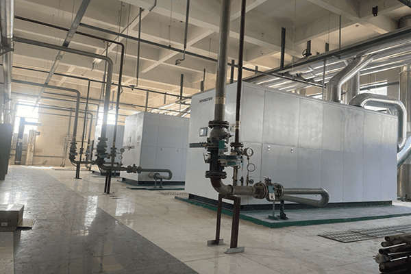 湖北某医院使用方快锅炉三台5吨燃气真空热水锅炉