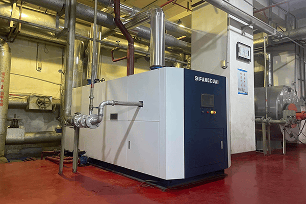 武汉某事业单位使用方快锅炉一台2吨燃气热水锅炉案例