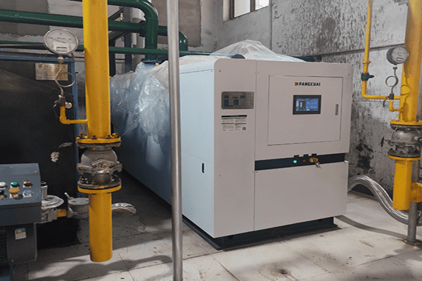 兰州某电源车辆研究公司使用方快一台燃气热水锅炉案例