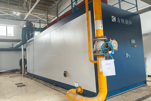 唐山某集团使用方快锅炉2台10吨燃气热水锅炉案例