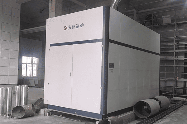 葫芦岛某基地使用方快锅炉两台6吨燃气蒸汽锅炉案例