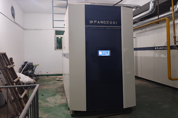  陕西省某家属院使用方快锅炉一台2吨一台3吨燃气热水锅炉案例