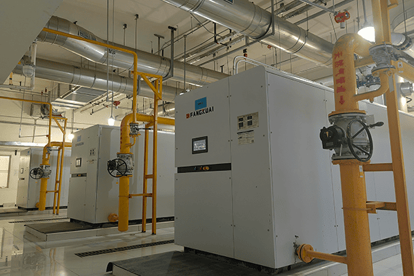 北京翡翠山晓社区使用方快锅炉3台2.1MW燃气真空热水锅炉