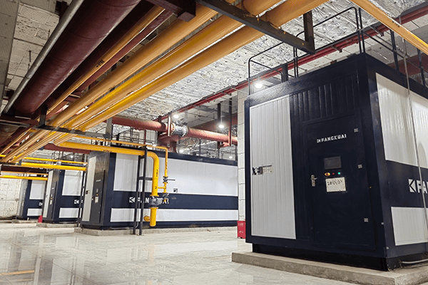 睿云尚苑社区使用方快锅炉2台12吨2台15吨燃气热水锅炉案例