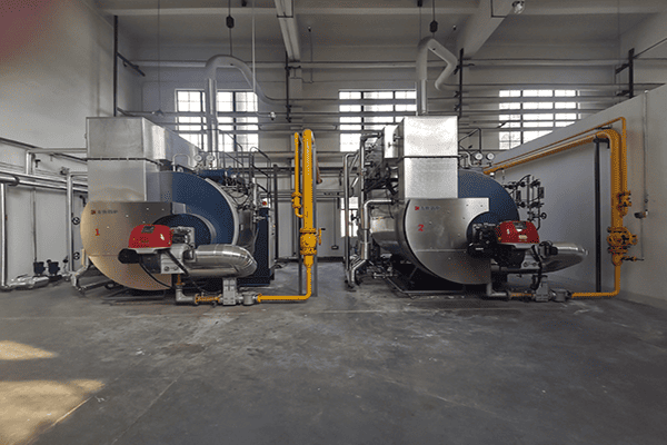 杭州东方通信公司使用方快锅炉2台6吨燃气蒸汽锅炉案例