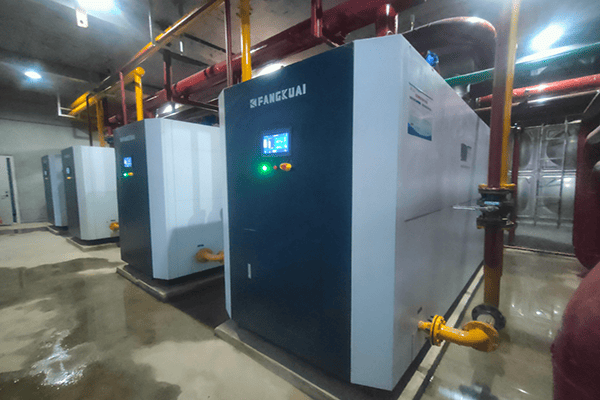 灵台县朝那镇人民政府项目使用方快锅炉11台2100kw燃气热水锅炉案例