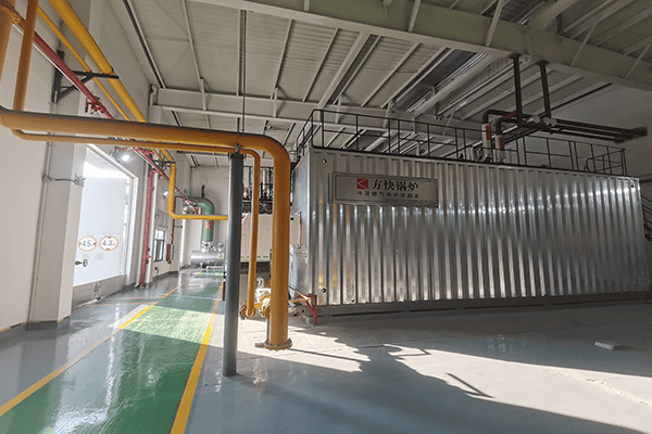 马鞍山港能投智慧能源使用方快锅炉25吨燃气水管蒸汽锅炉