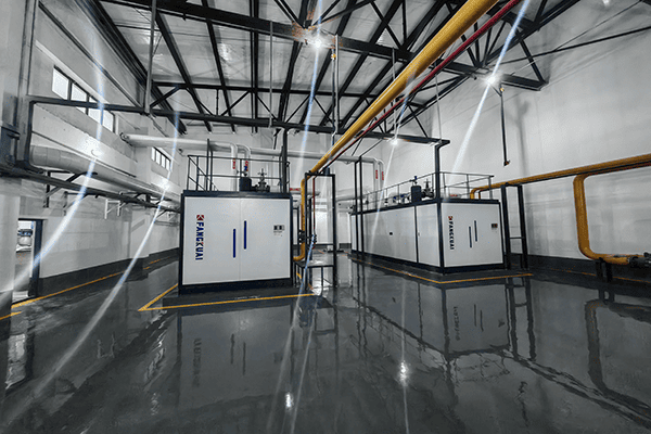 某部队使用方快锅炉两台67000kw燃气热水锅炉