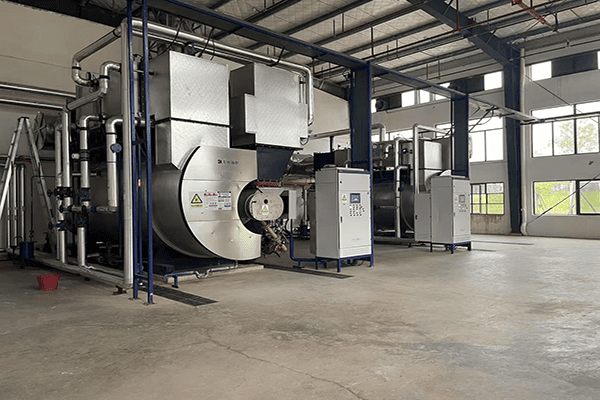 江西新绿色药业科技发展有限公司一台10吨燃气蒸汽锅炉案例