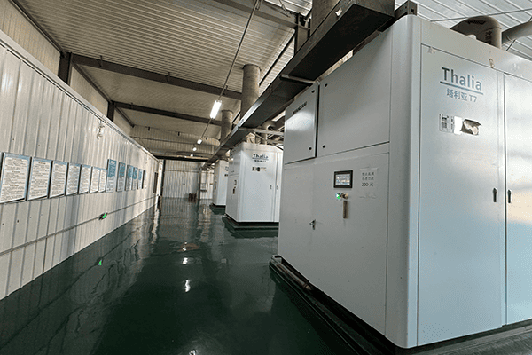 长春传染病医院三台燃气真空热水锅炉案例